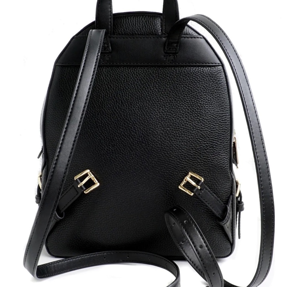 Michael Kors Jaycee Medium Pebbled Leather Backpack
Black /Golden Tone Hardware - Picture 6 of 12